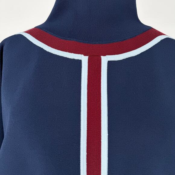 Nomia Track Stripe Mockneck Sweater Womens size Small - Picture 13 of 15